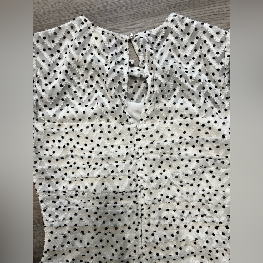 Shoshanna Kayleigh Optic Jet dress size 2 - Picture 4 of 9